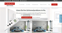 Desktop Screenshot of klimagriff.de